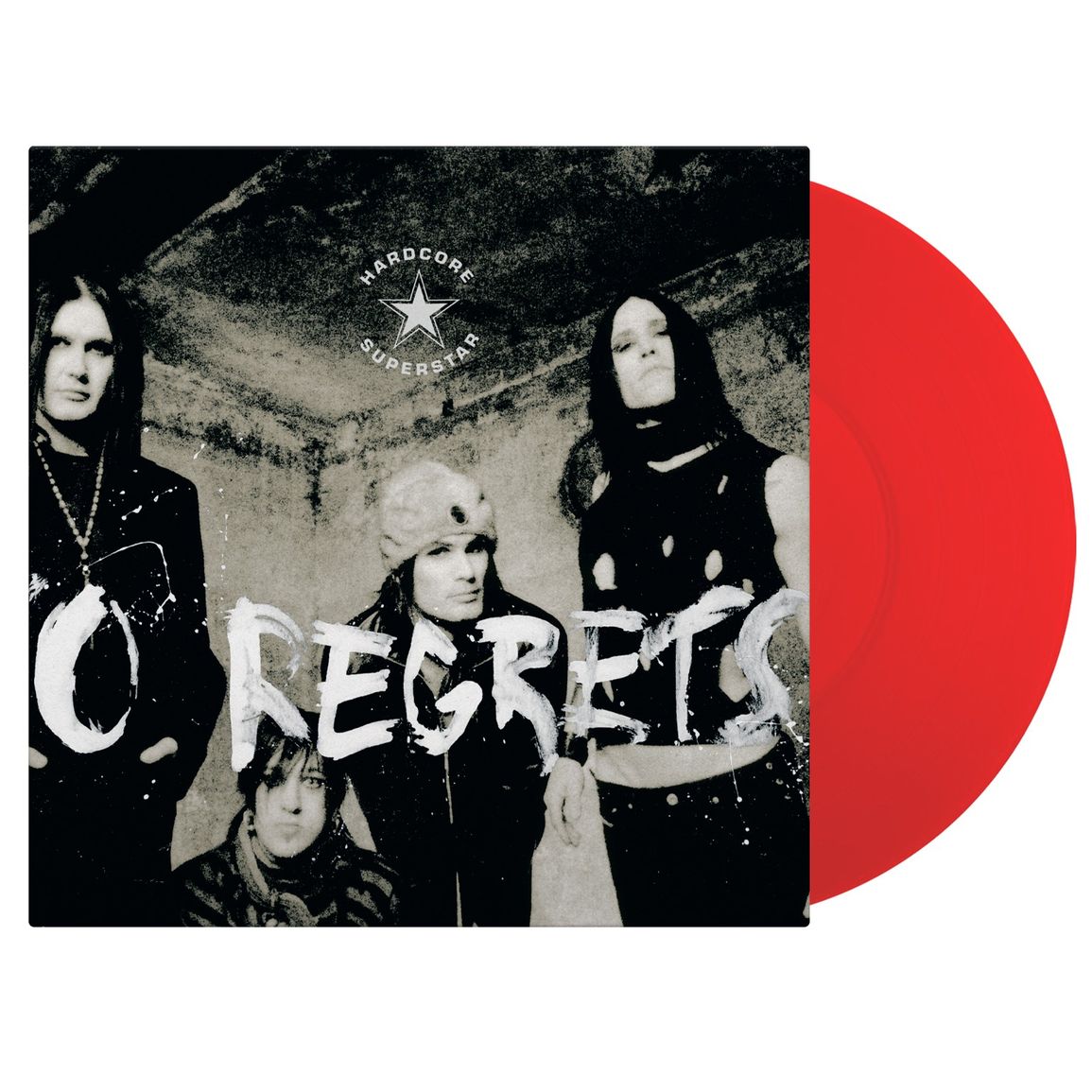 Hardcore Superstar | No Regrets | 1LP Coloured Vinyl Red front cover