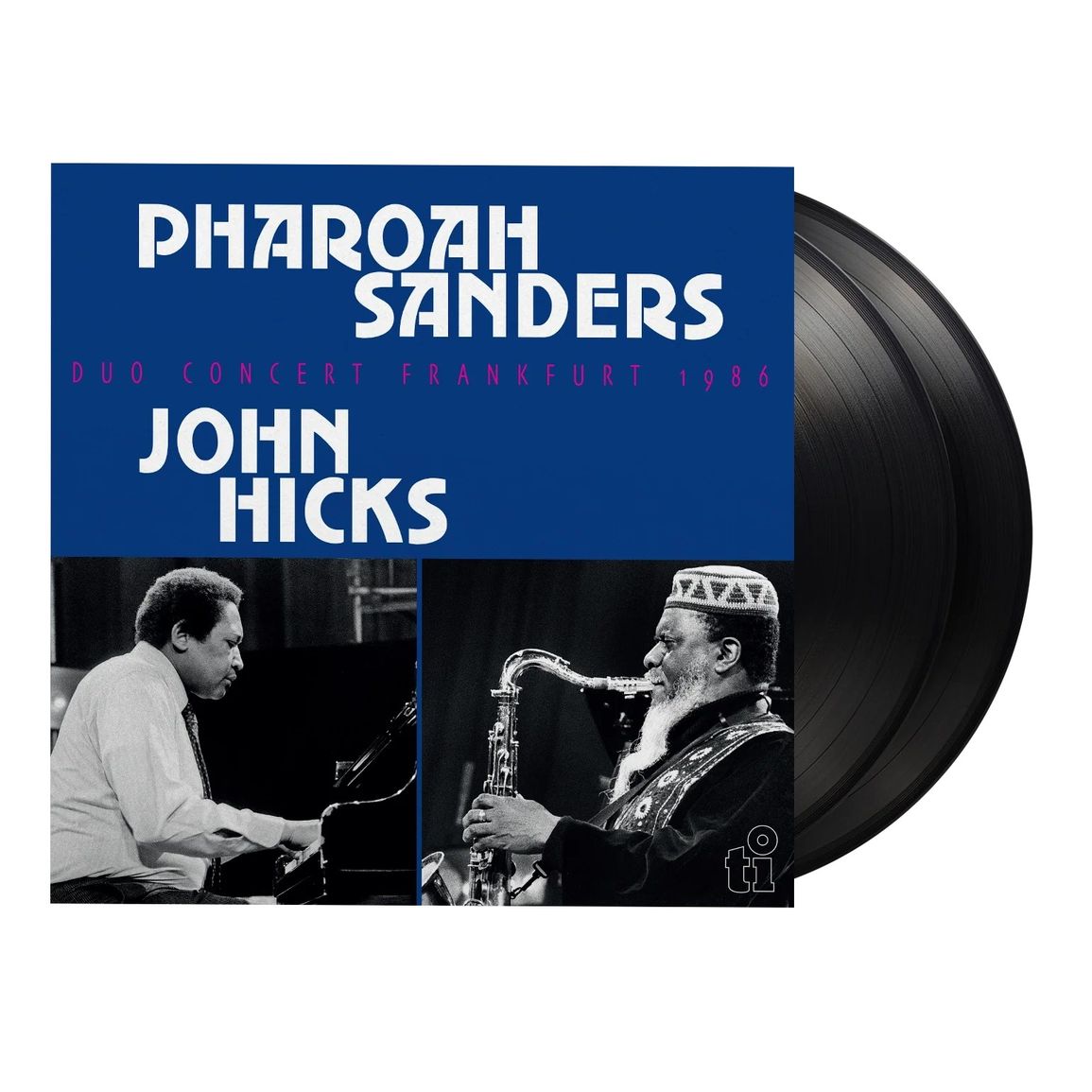 Pharoah Sanders & John Hicks | Duo Concert Frankfurt 1986 | 2LP front cover