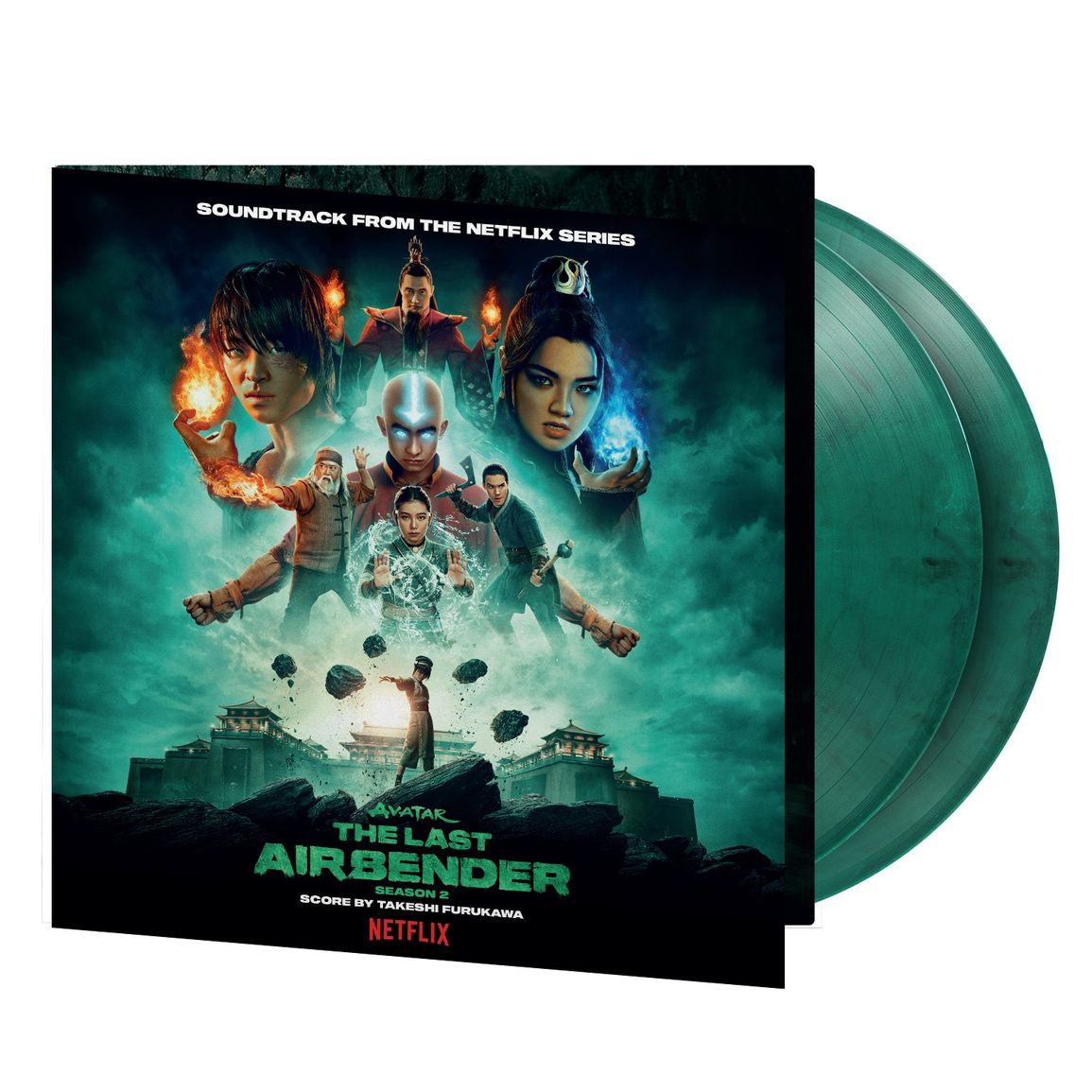 OST (Official Soundtrack) | Avatar: Last Airbender Season 2 | 2LP Coloured Vinyl front cover