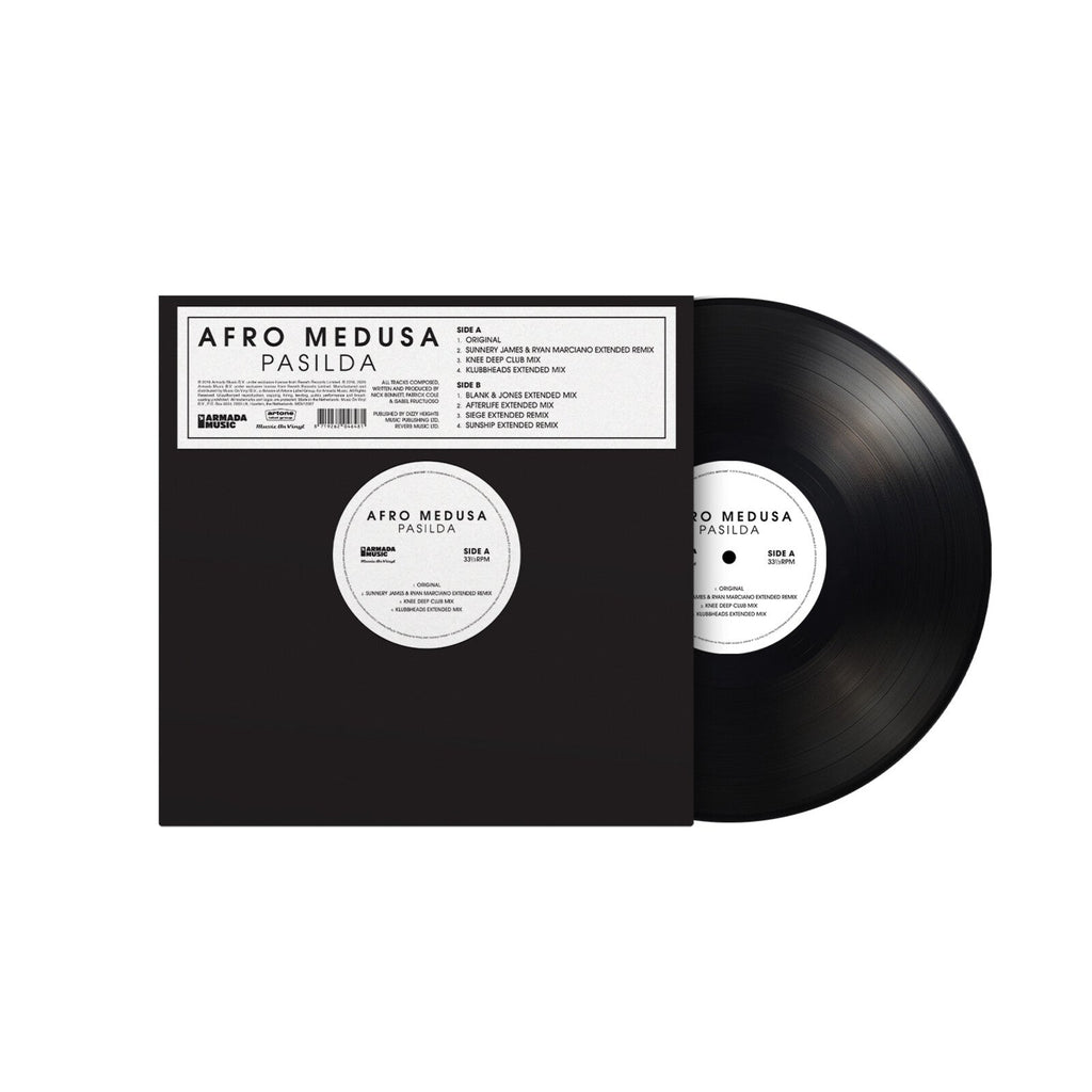 Afro Medusa | Pasilda | 12-inch Single Black Vinyl