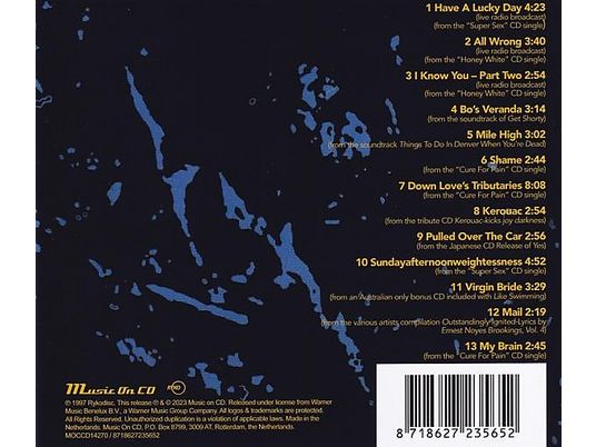 Morphine | B-Sides and Otherwise | CD front cover