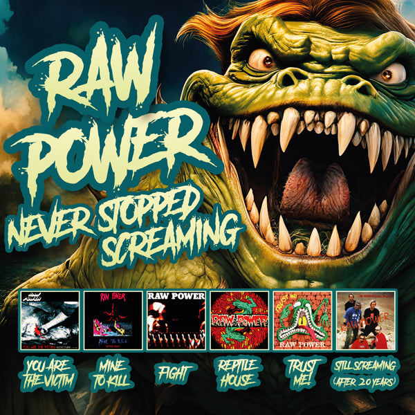 Raw Power | Never Stopped Screaming (3cd) | 3CD