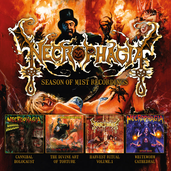 Necrophagia | Season Of Mist Recordings (4cd) | 4CD