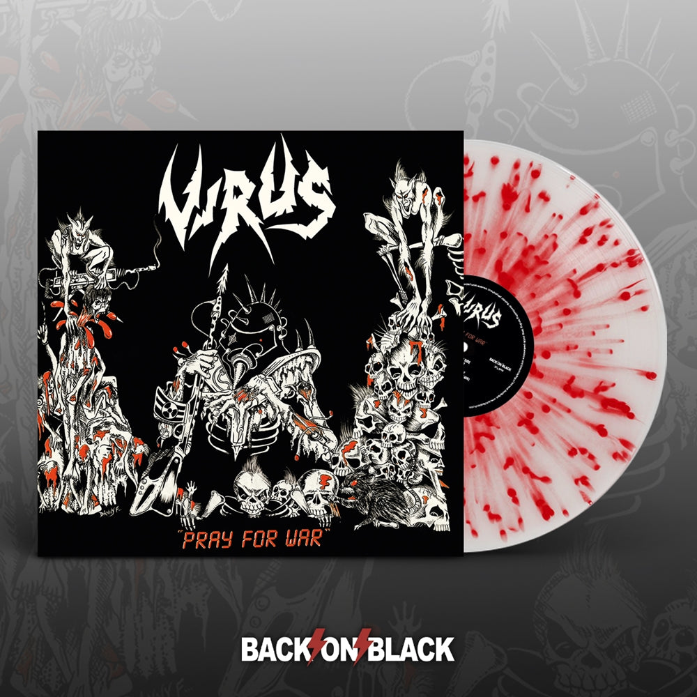 Virus | Pray For War (White W/ Red Splatter Vinyl) | LP