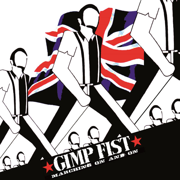 Gimp Fist | Marching On And On (Clear W/ Blue'n' Black Splatter Vinyl) | LP