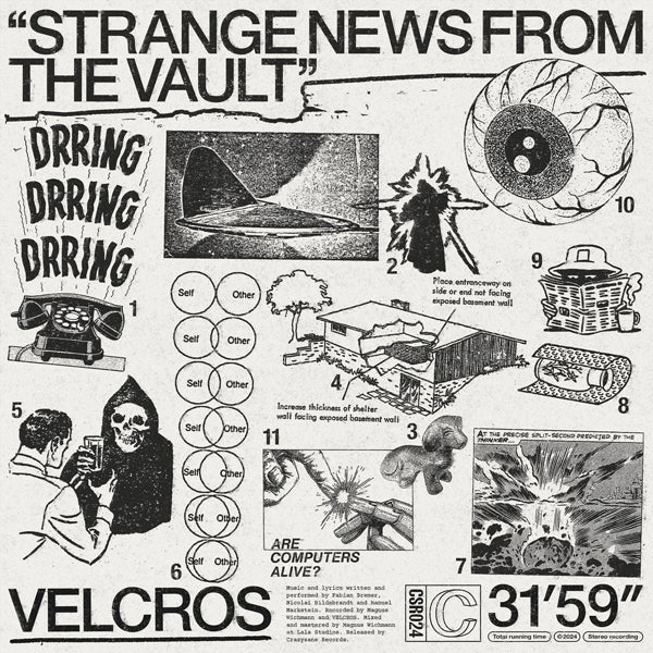 Velcros | Strange News From The Vault | LP