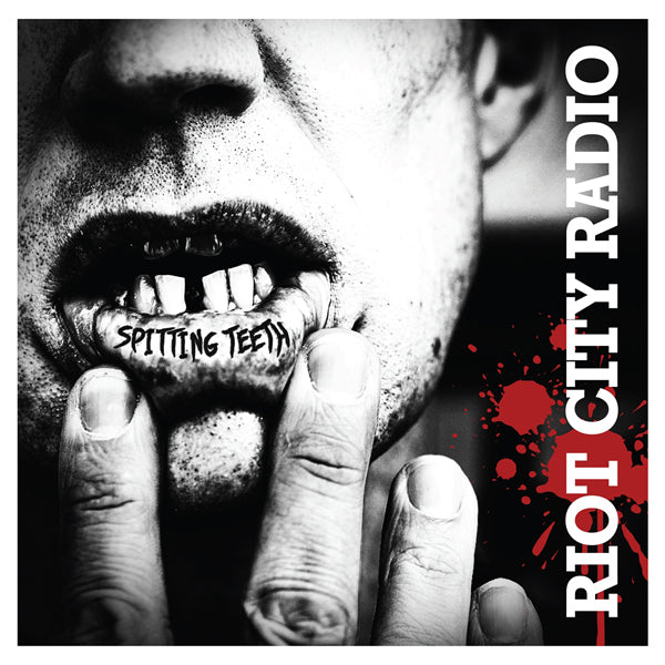 Riot City Radio | Spitting Teeth (Indies Exclusive Edition - Red W/ Black'n'white Splatter Vinyl) | LP