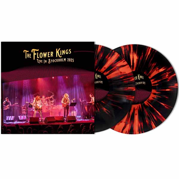 The Flower Kings | Live In Stockholm 2025 (Solid Red W/ Heavy Black Splatter) | 2LP
