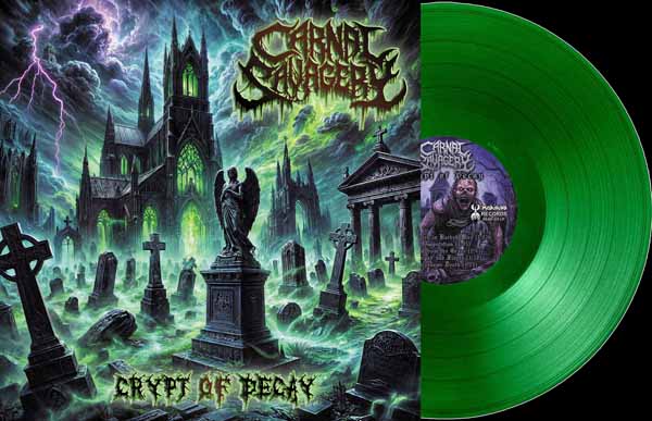 Carnal Savagery | Crypt Of Decay (Clear Cemetery Green) | LP