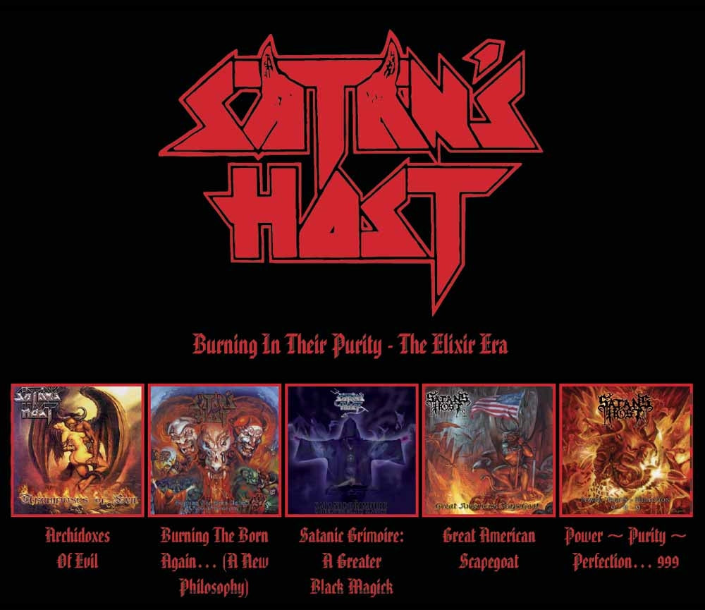 Satans Host | Burning In Their Purity - The Elixir Era | 5CD