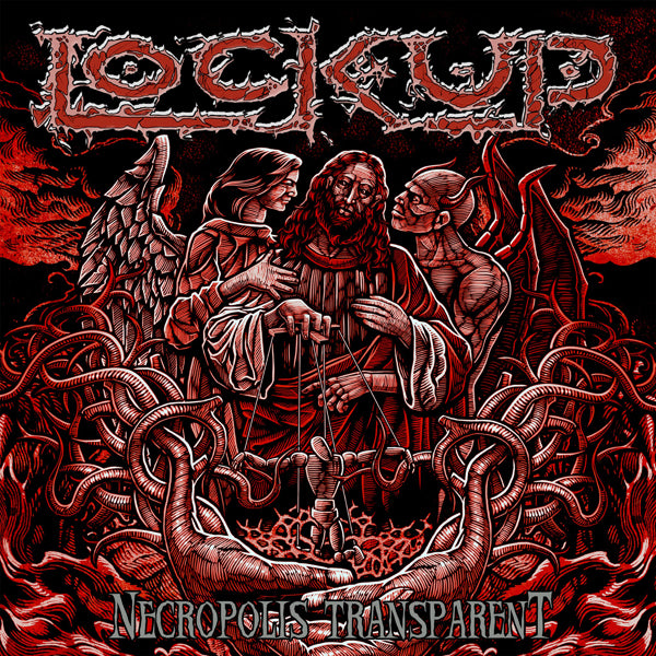 Lock Up | Necropolis Transparent (Red Vinyl Edition) | LP