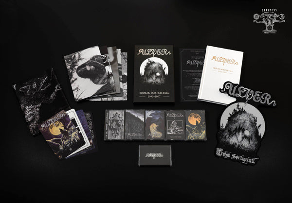 Ulver | Trolsk Sortmetall (5 Cassette Box Set W/ Book, Flag, Backpatch, Posters, Postcards & Metal Pin) | MC