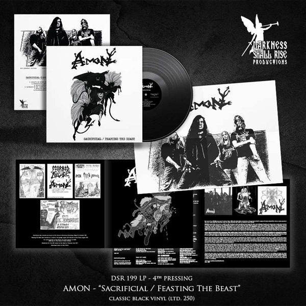 Amon | Sacrificial / Feasting The Beast (4th Press Black Vinyl) | LP