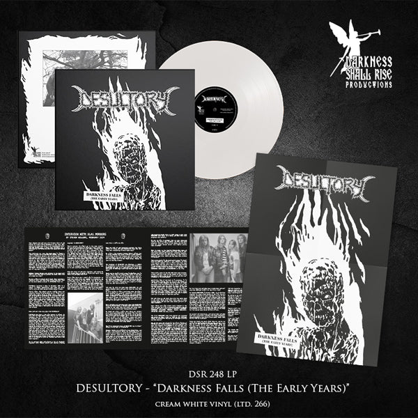 Desultory | Darkness Falls [The Early Years] (Cream White Vinyl) | LP