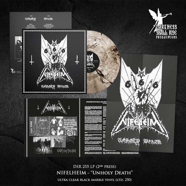 Nifelheim | Unholy Death (Ultra Clear Black Marble Vinyl) | LP