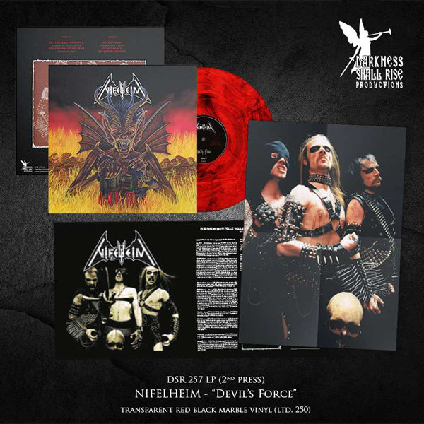 Nifelheim | Devil's Force (Transparent Red Black Marble Vinyl) | LP
