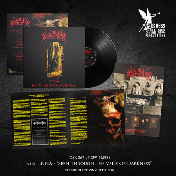 Gehenna | Seen Through The Veils Of Darkness (The Second Spell) (Black Vinyl 2nd Press) | LP