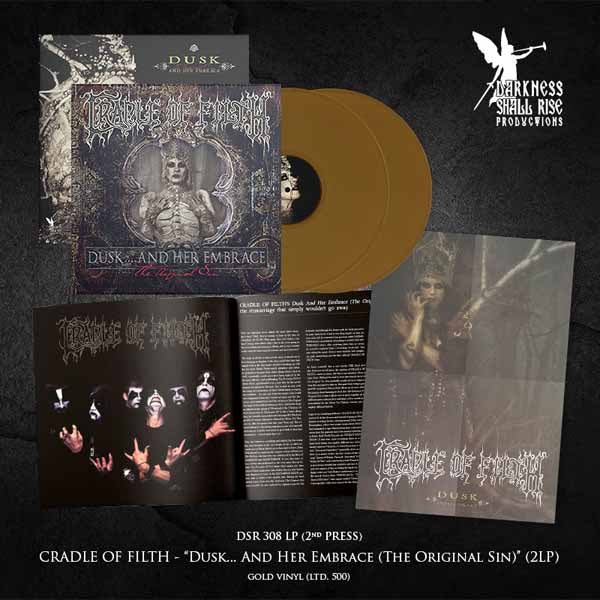 Cradle Of Filth | Dusk And Her Embrace (The Original Sin)(2lp Gold Vinyl) | 2LP