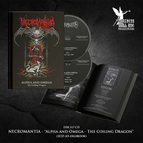 Necromantia | Alpha And Omega - The Coiling Dragon (2cd A5 Hardcover-Digibook) | 2CD