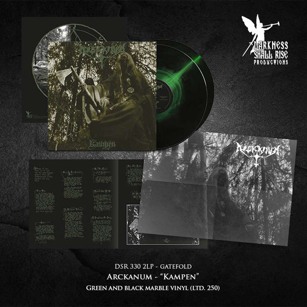 Arckanum | Kampen (Green / Black Marble Vinyl 2lp) | 2LP