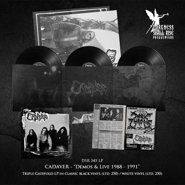 Cadaver | Demos & Live 1988-1991 (Black Vinyl 3lp) | 3LP
