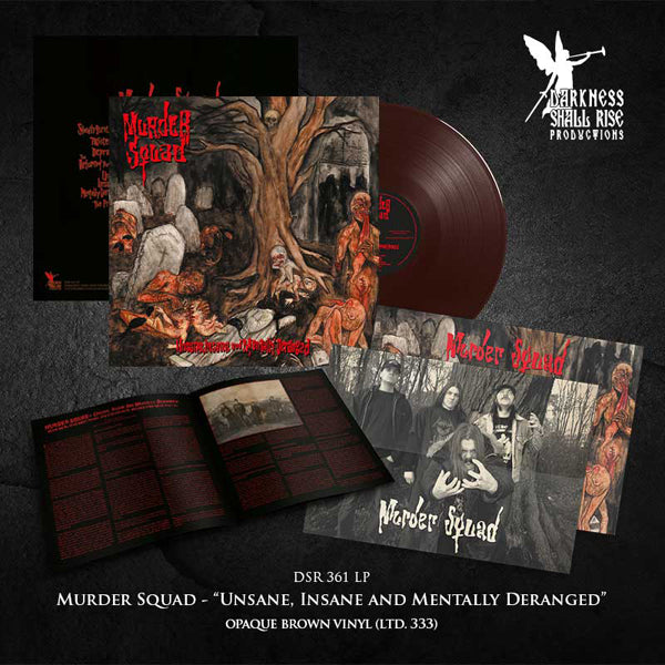 Murder Squad | Unsane, Insane And Mentally Deranged (Brown Vinyl) | LP