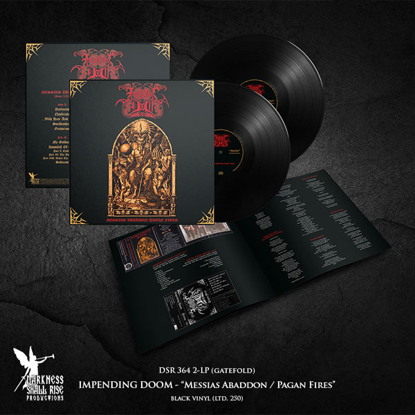 Impending Doom | Messias Abaddon / Pagan Fires (Black Vinyl 2lp) | 2LP