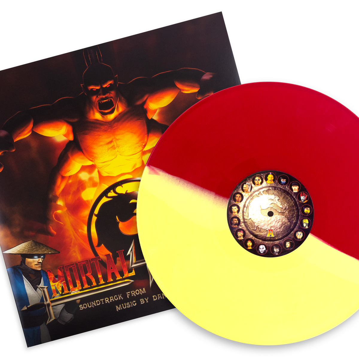 OST (Official Soundtrack) | Mortal Kombat MK 4 - Dan Forden | 1LP Coloured Vinyl Splatter front cover