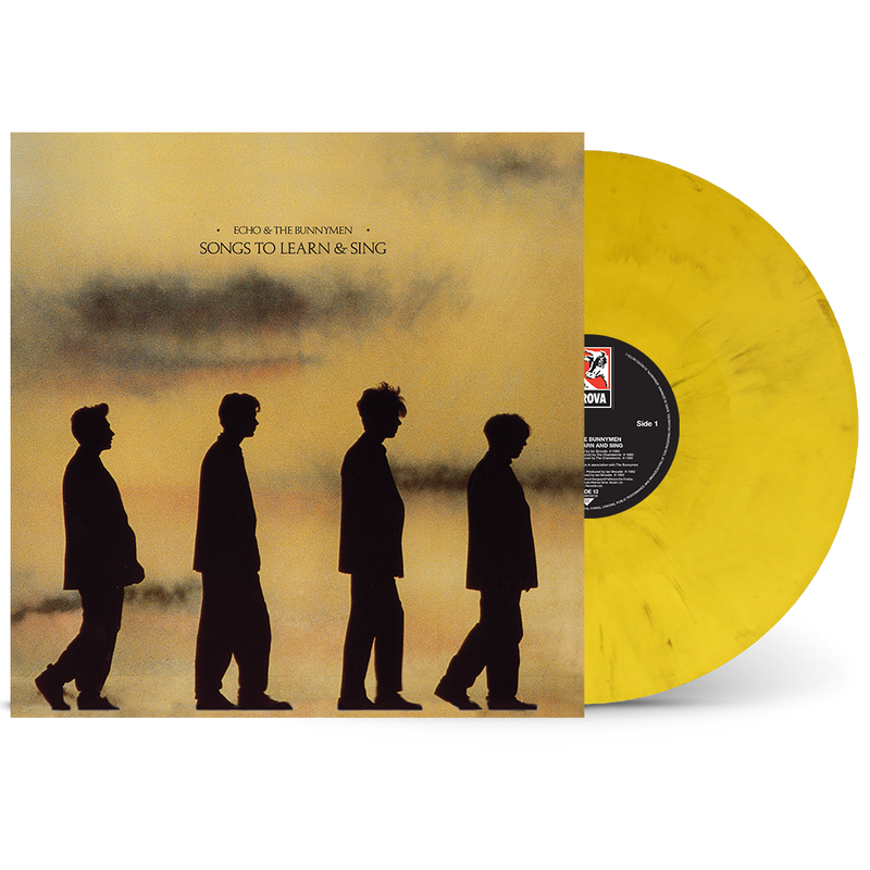 Echo & The Bunnymen | Songs to Learn & Sing | 1LP Coloured Vinyl Yellow-Black front cover