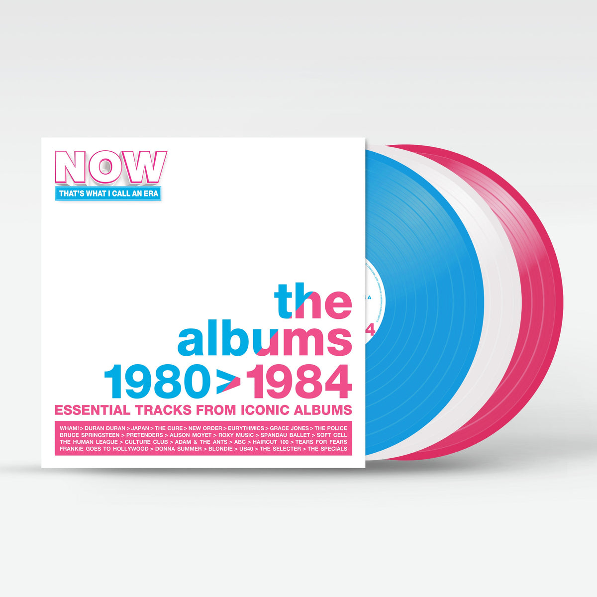 NOW That's What I Call An Era 1980-1984 (3LP/Blue, White, Red) |  | VINYL front cover