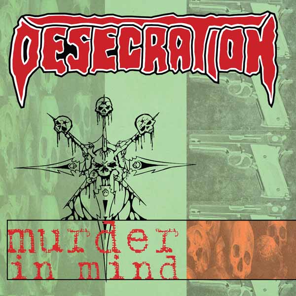 Desecration | Murder In Mind (12" Gatefold Lp On Mint Green & Red Spinner Vinyl W/ White Splatter - Insert, Obi Strip, Bonus Tracks) | LP