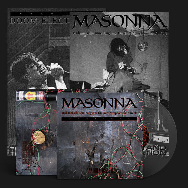Masonna/Prurient | Annihilationism (Phd Exclusive Clear Vinyl) | LP