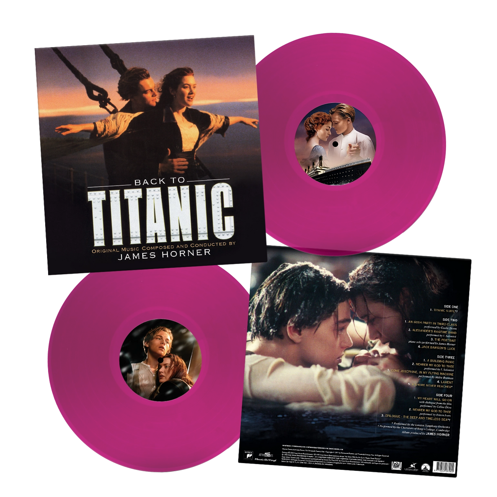 OST (Official Soundtrack) | Back To Titanic | 2LP Coloured Vinyl Violet front cover