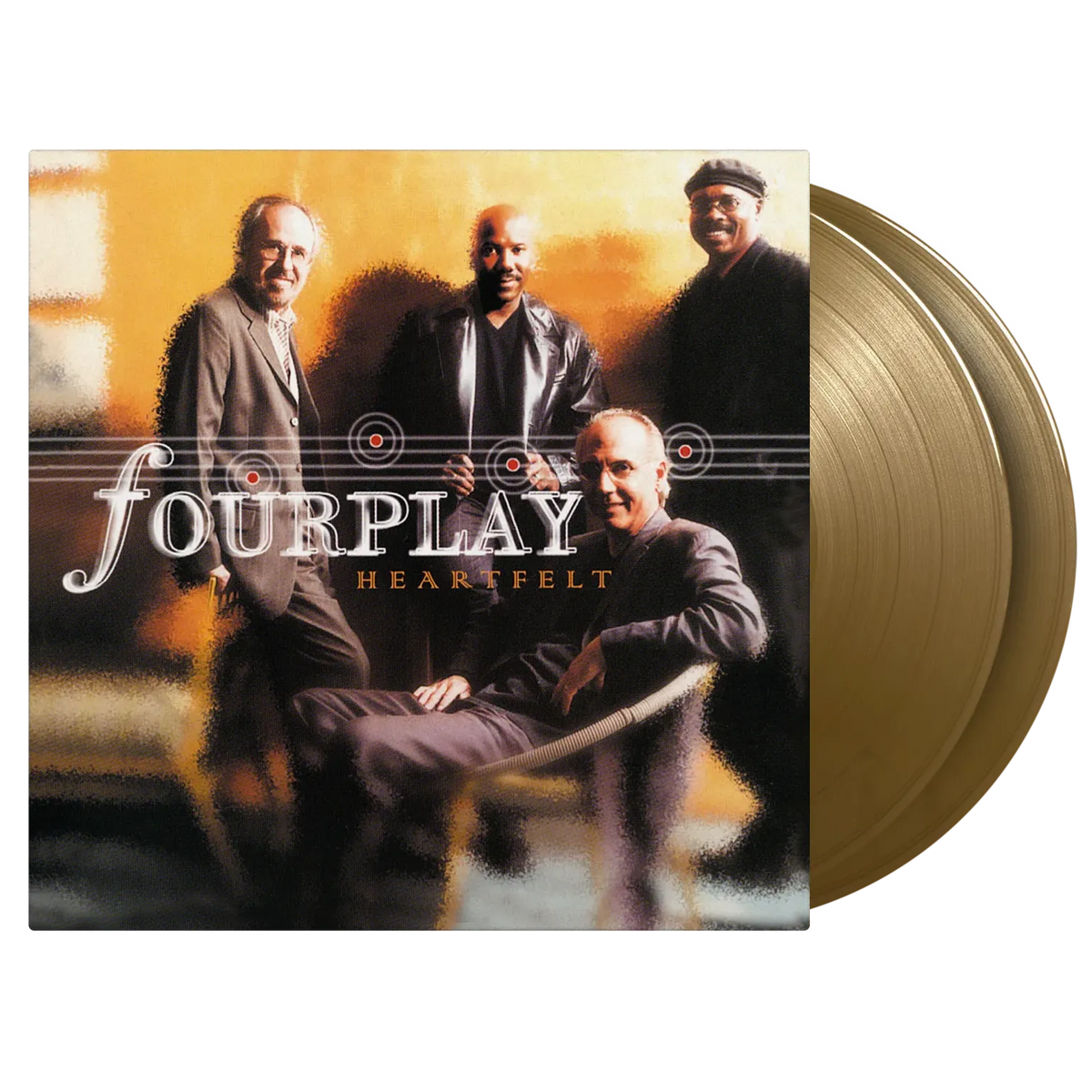 Fourplay | Heartfelt | 2LP Coloured Vinyl front cover