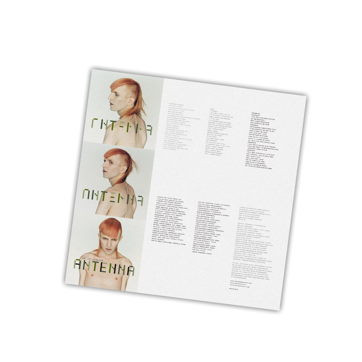 Johanson, Jay-Jay | Antenna | 2LP Coloured Vinyl front cover