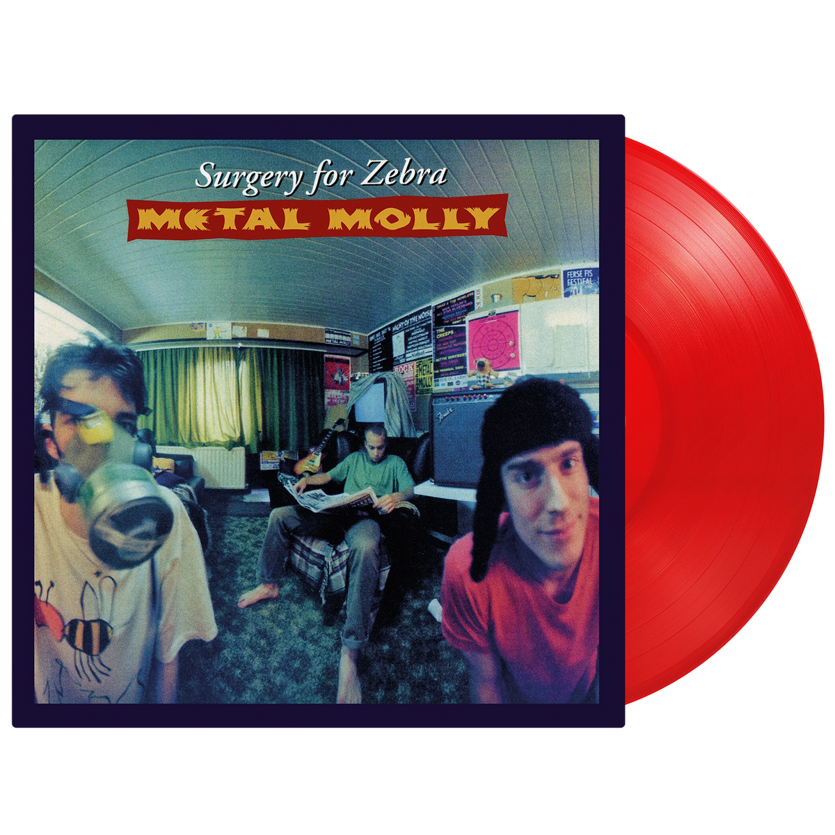 Metal Molly | Surgery For Zebra | 1LP Coloured Vinyl Red front cover
