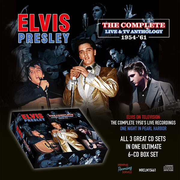 Elvis Presley | The Complete Live & Tv Anthology 1954 – ‘61 (6cd Box) | CD