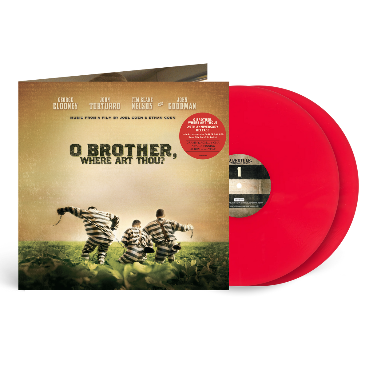 OST (Official Soundtrack) | O Brother, Where Art Thou? (25th Anniversary) | 2LP Gatefold Sleeve  front cover