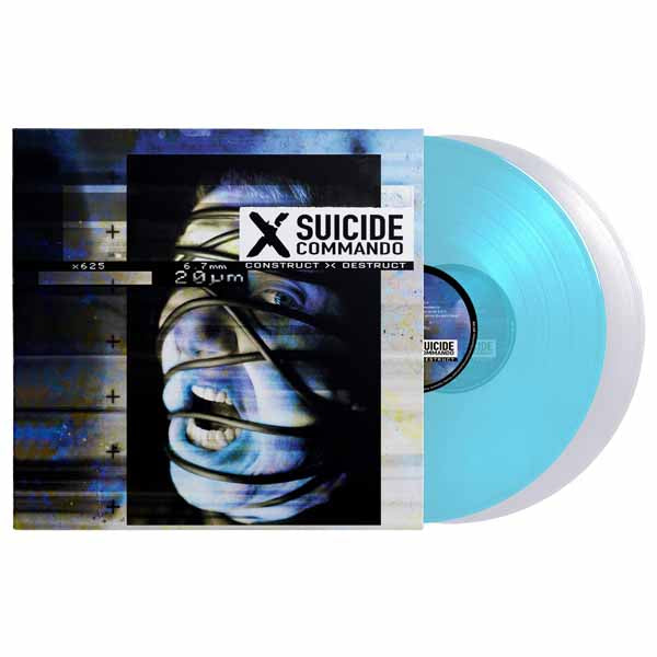 Suicide Commando | Construct-Destruct (Limited Curacao/Crystal Clear Vinyl 2lp) | 2LP
