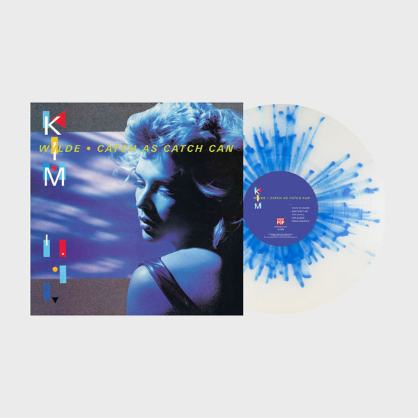 Kim Wilde | Catch As Catch Can- Clear With Blue Splatter Vinyl Edition | LP