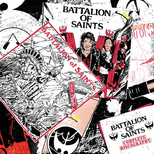 Battalion Of Saints | Complete Discography (Red, White And Blue Vinyl 3lp) | 3LP