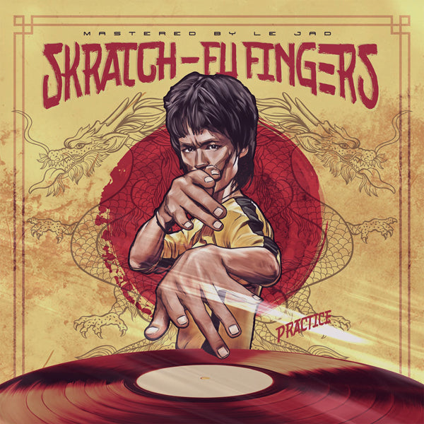 Dj T-Kut | Skratch Fu-Fingers Practice (Black) | LP
