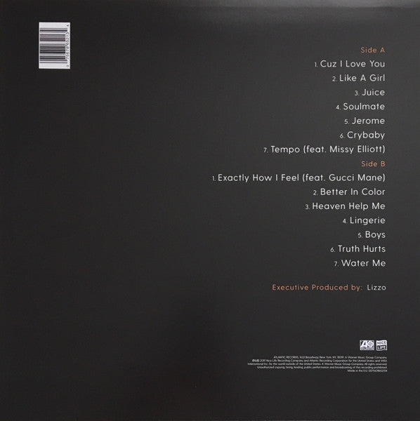 Lizzo | Cuz I Love You | 1LP | 140 Gr Blue