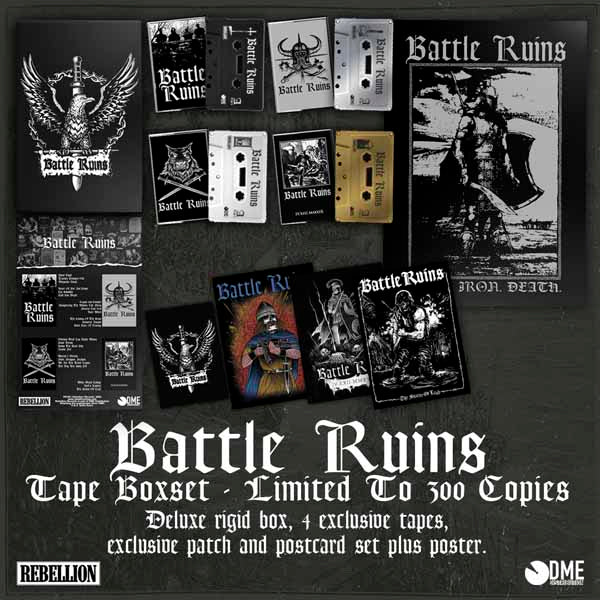 Battle Ruins | Discography (4 Tape Box + Patch + Poster) | MC
