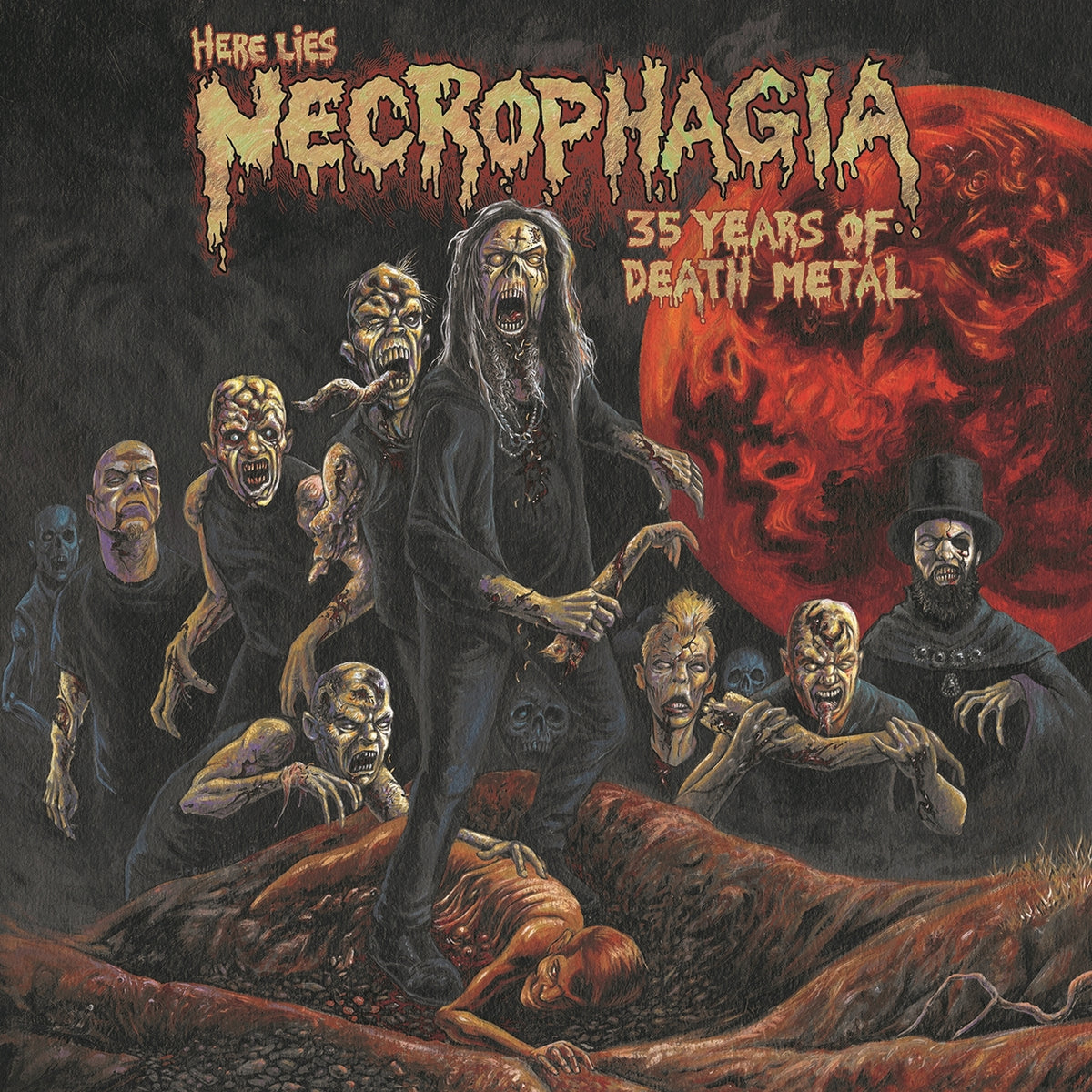 Necrophagia | Here Lies Necrophagia, 35 Years Of Death Metal | CD