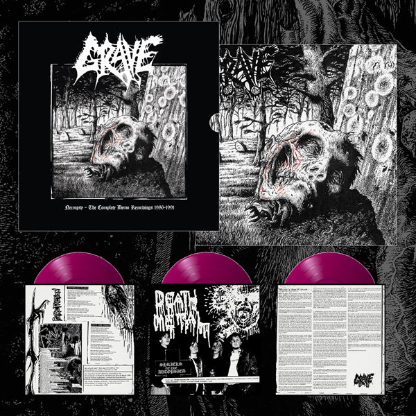 Grave | Necropsy - The Complete Demo Recordings 1986-1991 (Transparent Purple 3lp) | 3LP