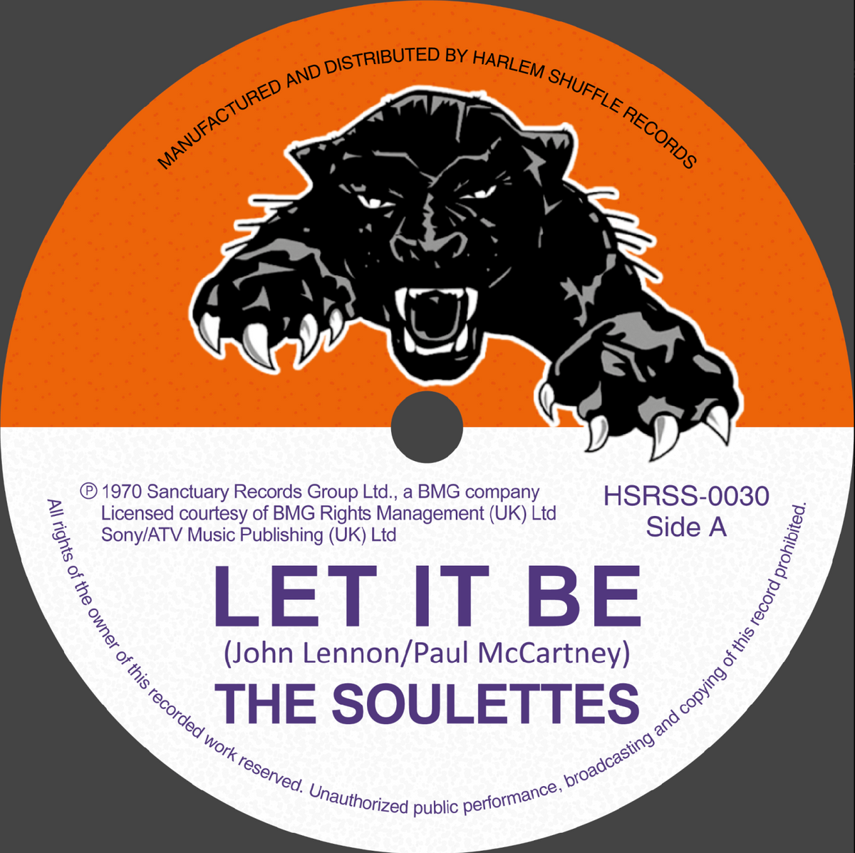Let It Be - The Soulettes & Big Dog Bloxie / Upsetters (7in)