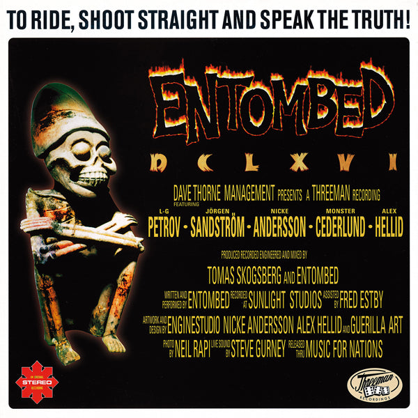 Entombed | Dclxvi - To Ride, Shoot Straight And Speak The Truth | CD