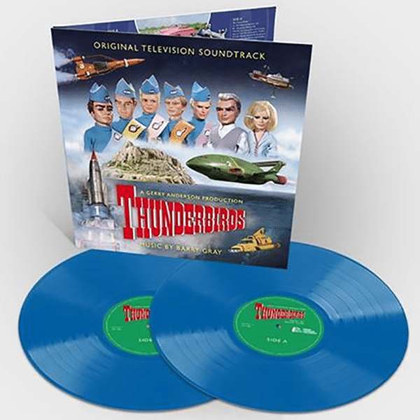 OST (Official Soundtrack) | Barry Gray / Thunderbirds | 2LP Gatefold Sleeve  Coloured Vinyl Blue front cover