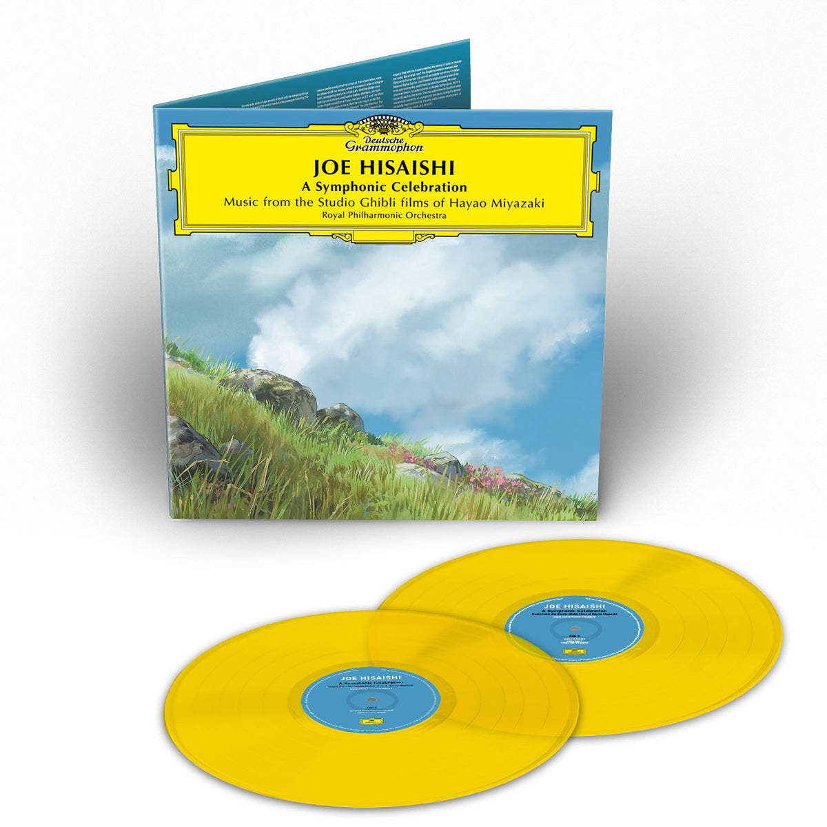 Hisaishi, Joe | A Symphonic Celebration (F) | 2LP Coloured Vinyl Yellow G front cover